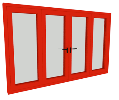 Folding glass